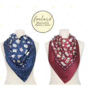 FOULARD-  Dalla collezione I LIBRI SALVANO